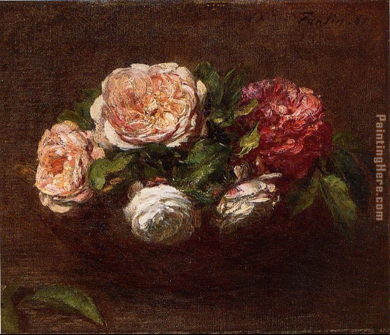 Henri Fantin-Latour Jonquils and Nasturtiums